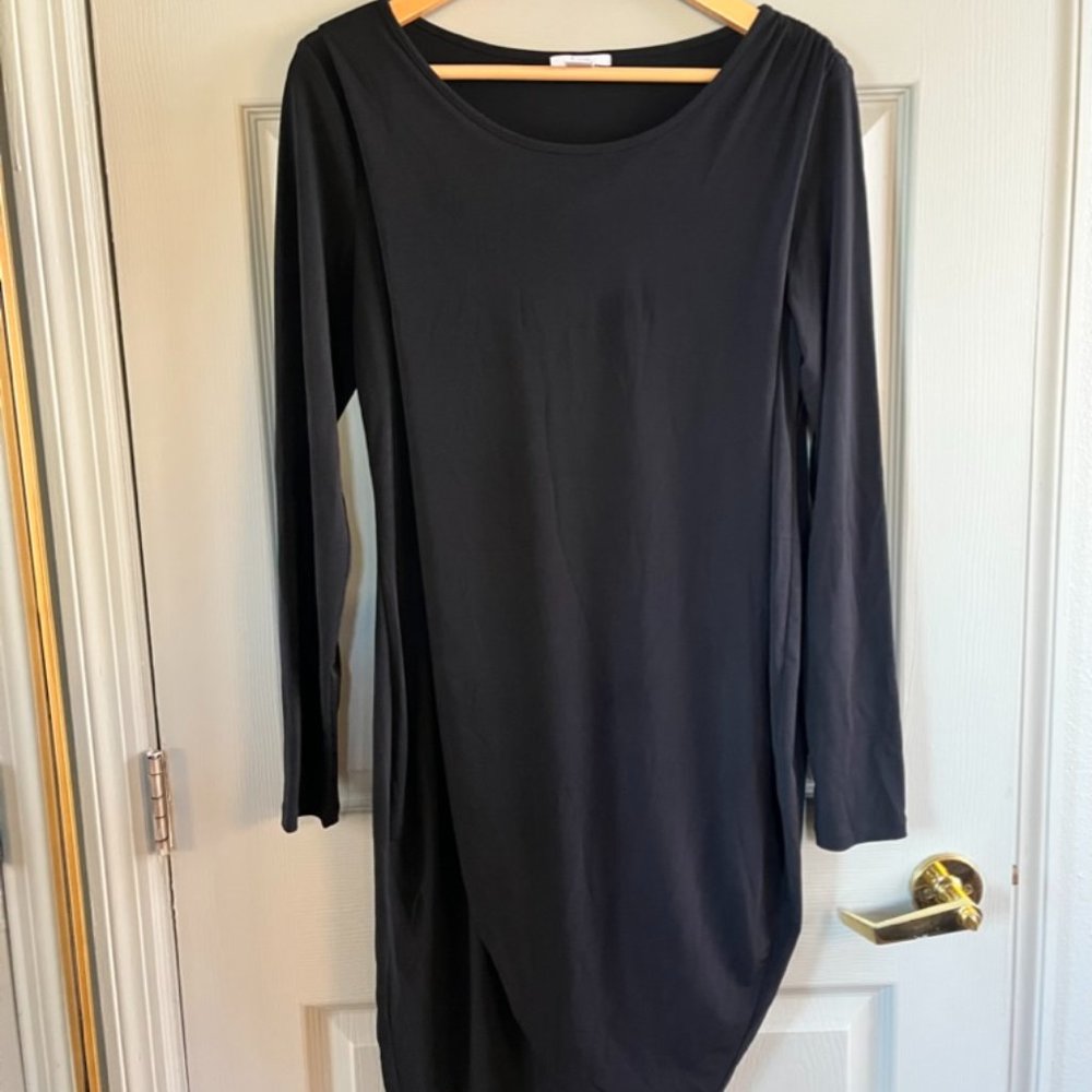 Bar III Long Sleeve Black Dress Sz M